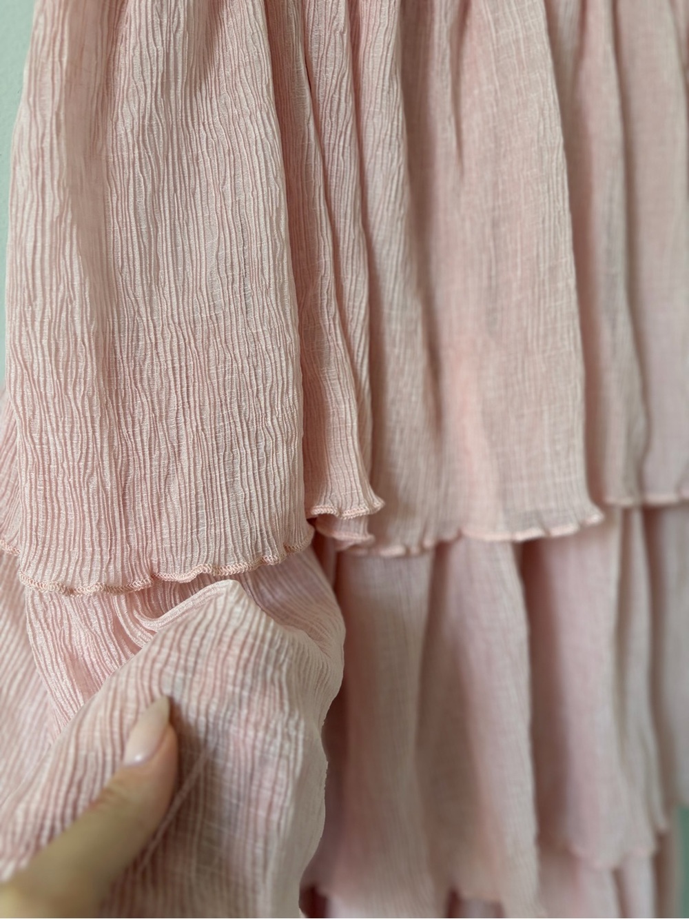 Pink Tiered Ruffle Sundress - Picture 4 of 5